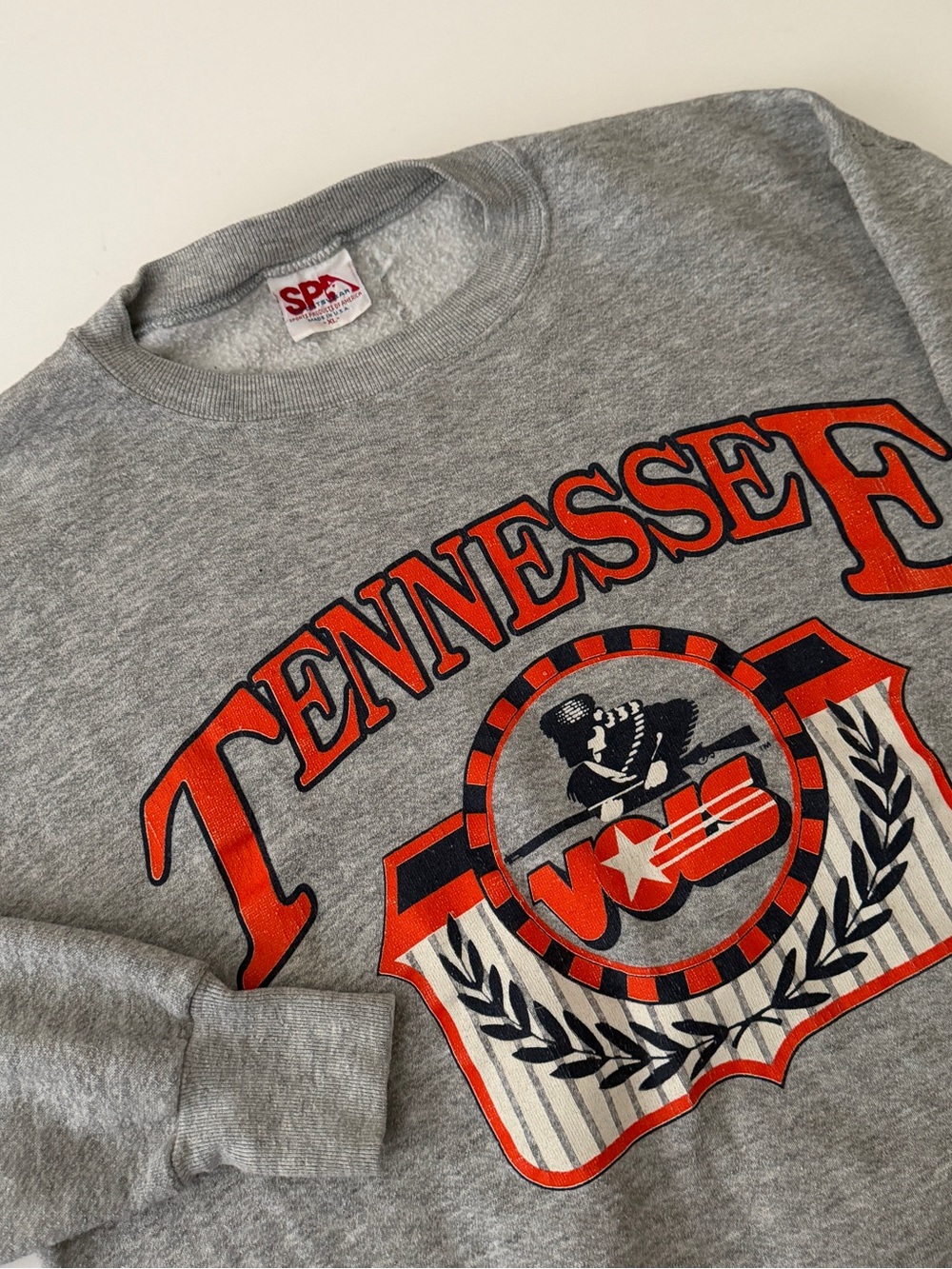 Vintage 90s University Of Tennessee Volunteers XL Sweatshirt UT Riflemen Hunt